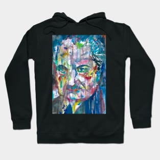 MARTIN HEIDEGGER watercolor portrait Hoodie